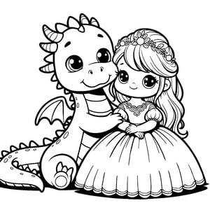 Die Freundschaft des Drachen und der Prinzessin