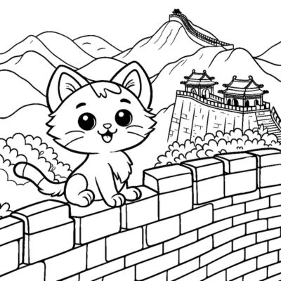 Katze in China